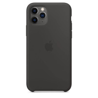 Луксозен силиконов гръб оригинален MX002ZM\A OFFICIAL Apple Silicone Case за Apple iPhone 11 Pro Max 6.5 черен